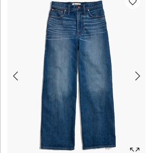 Madewell wide leg crop